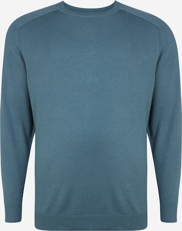 Calvin Klein Big & Tall Sweater in Blue: front