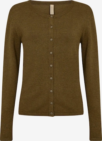 Soyaconcept Gebreid vest 'Dollie 446' in Groen: voorkant