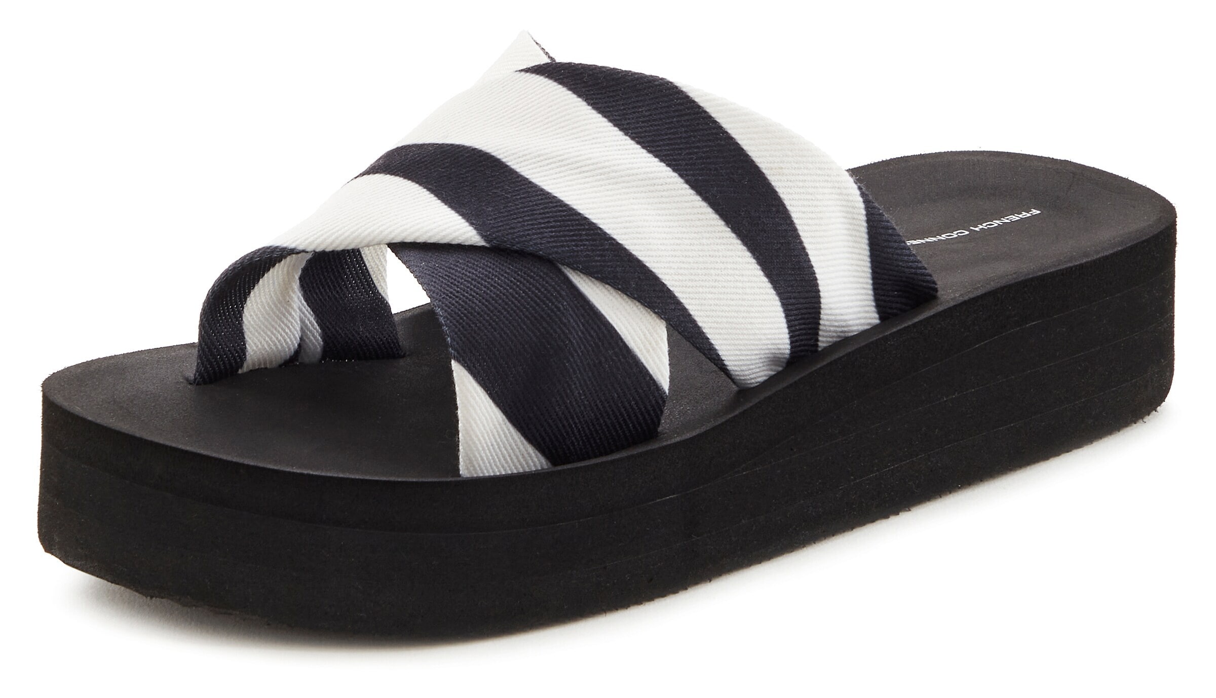 FRENCH CONNECTION Pantolette i svart: framsida