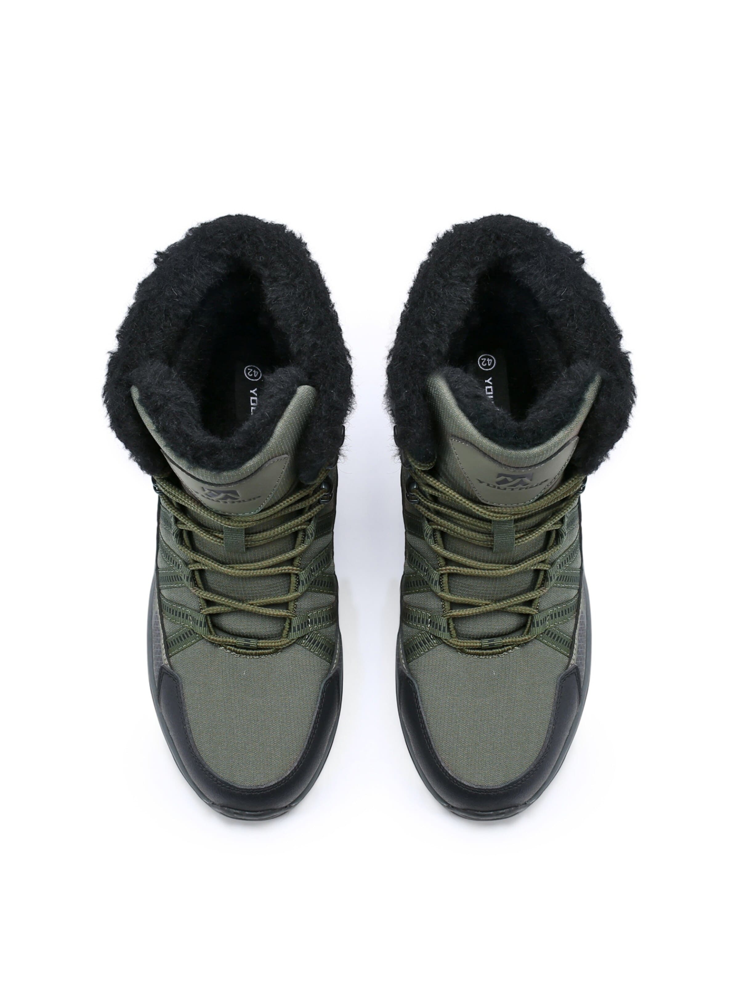 YOUTHUP Snow Boots 'Trittfest' in Green