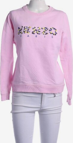 KENZO Sweatshirt & Zip-Up Hoodie in M in Pink: front