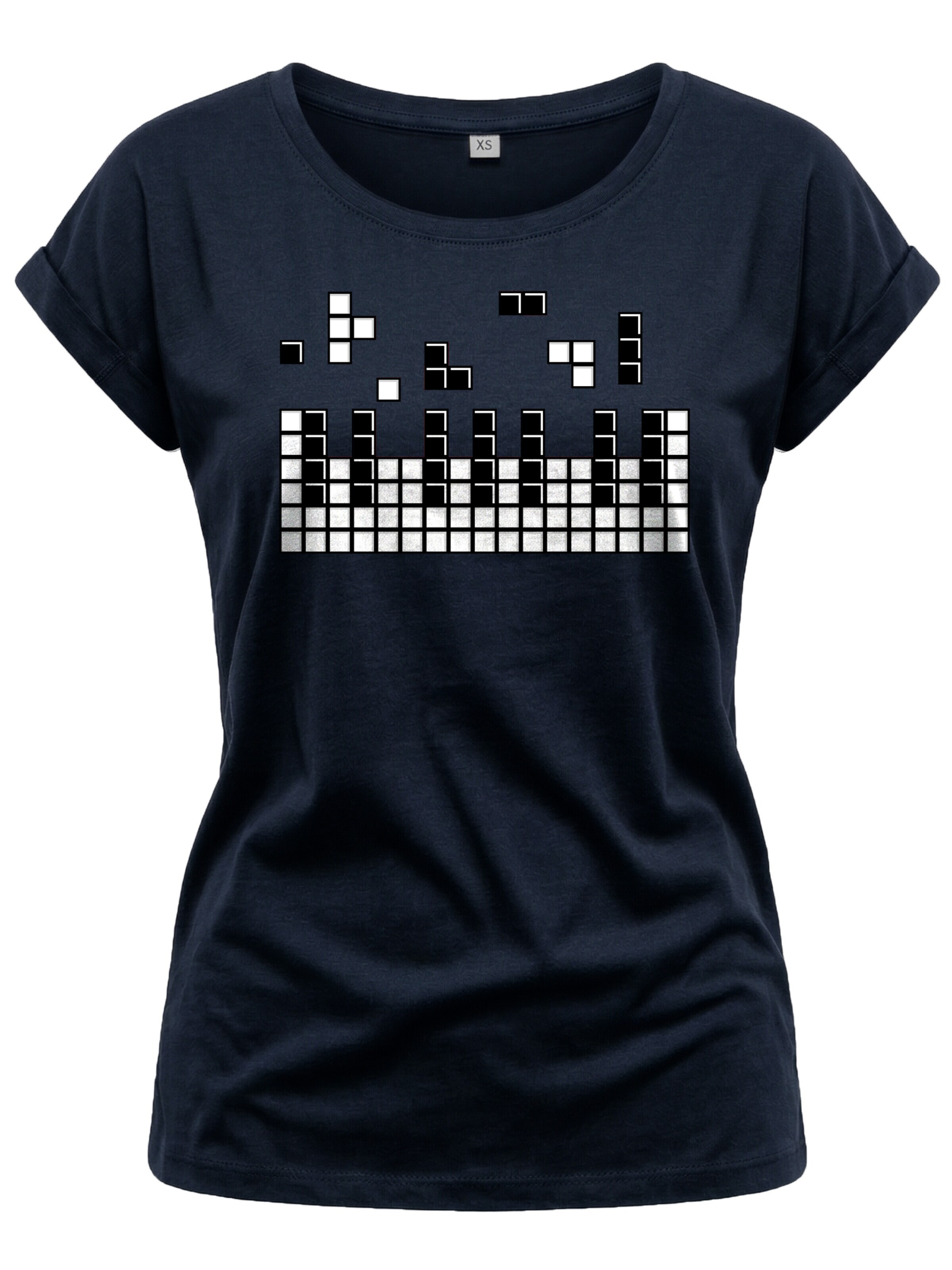 MAKAYA Shirt 'Piano' in Blue: front