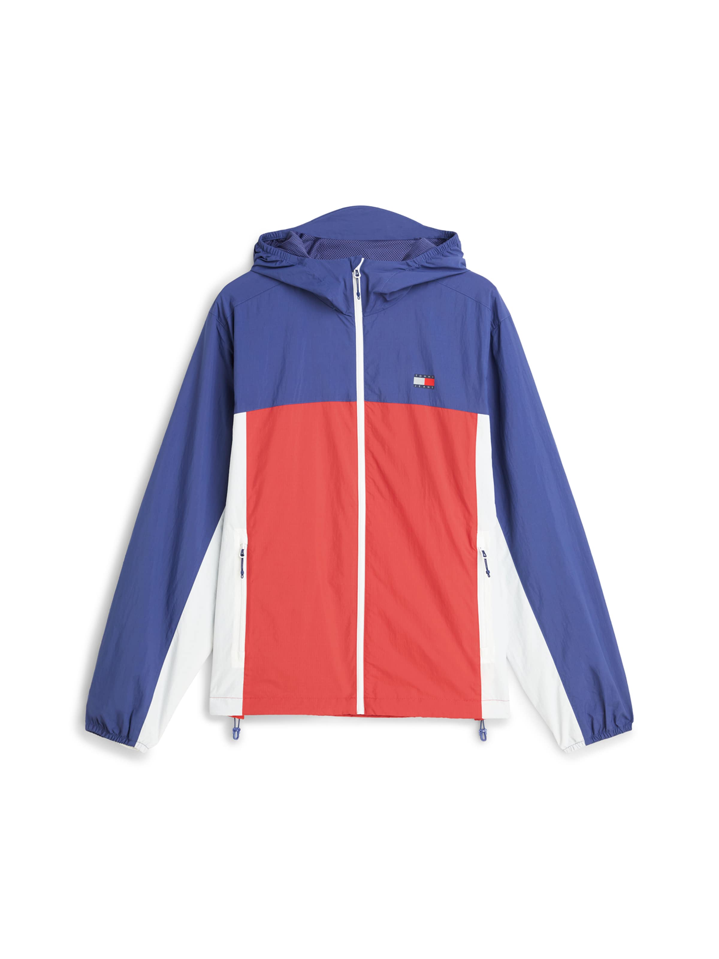 Tommy Jeans Tussenjas 'CHICAGO' in Rood: voorkant