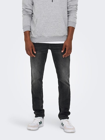 Only & Sons Jeans 'Weft' in Grijs: voorkant