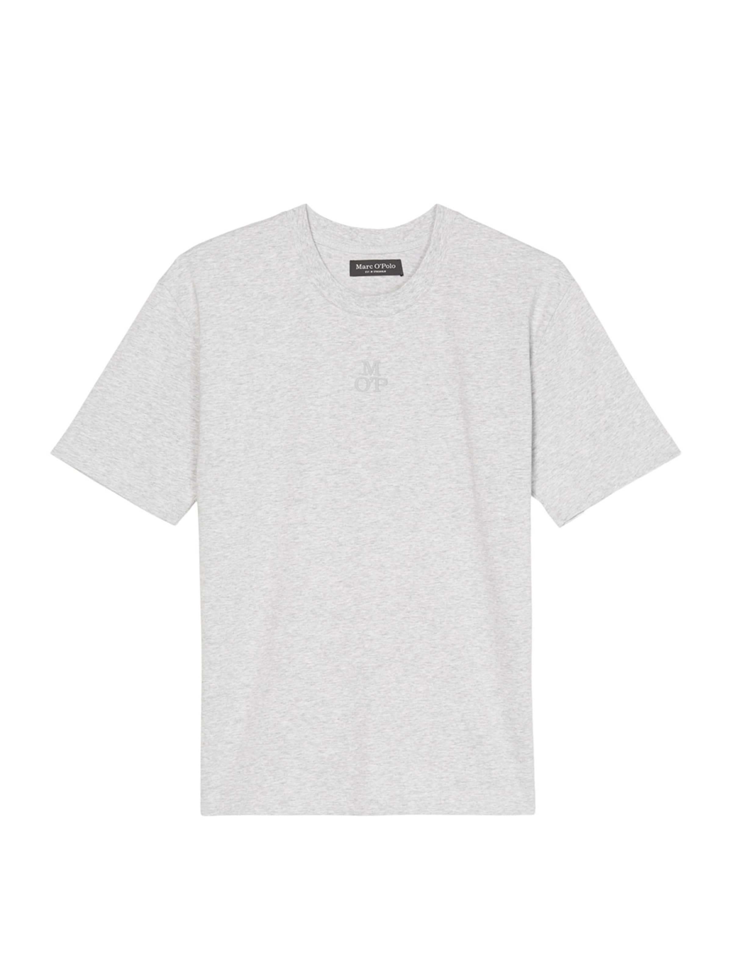 Marc O'Polo Pyjama kort ' Heavy Jersey ' in Grijs: voorkant