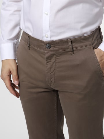 BOSS Slim fit Chino trousers in Brown