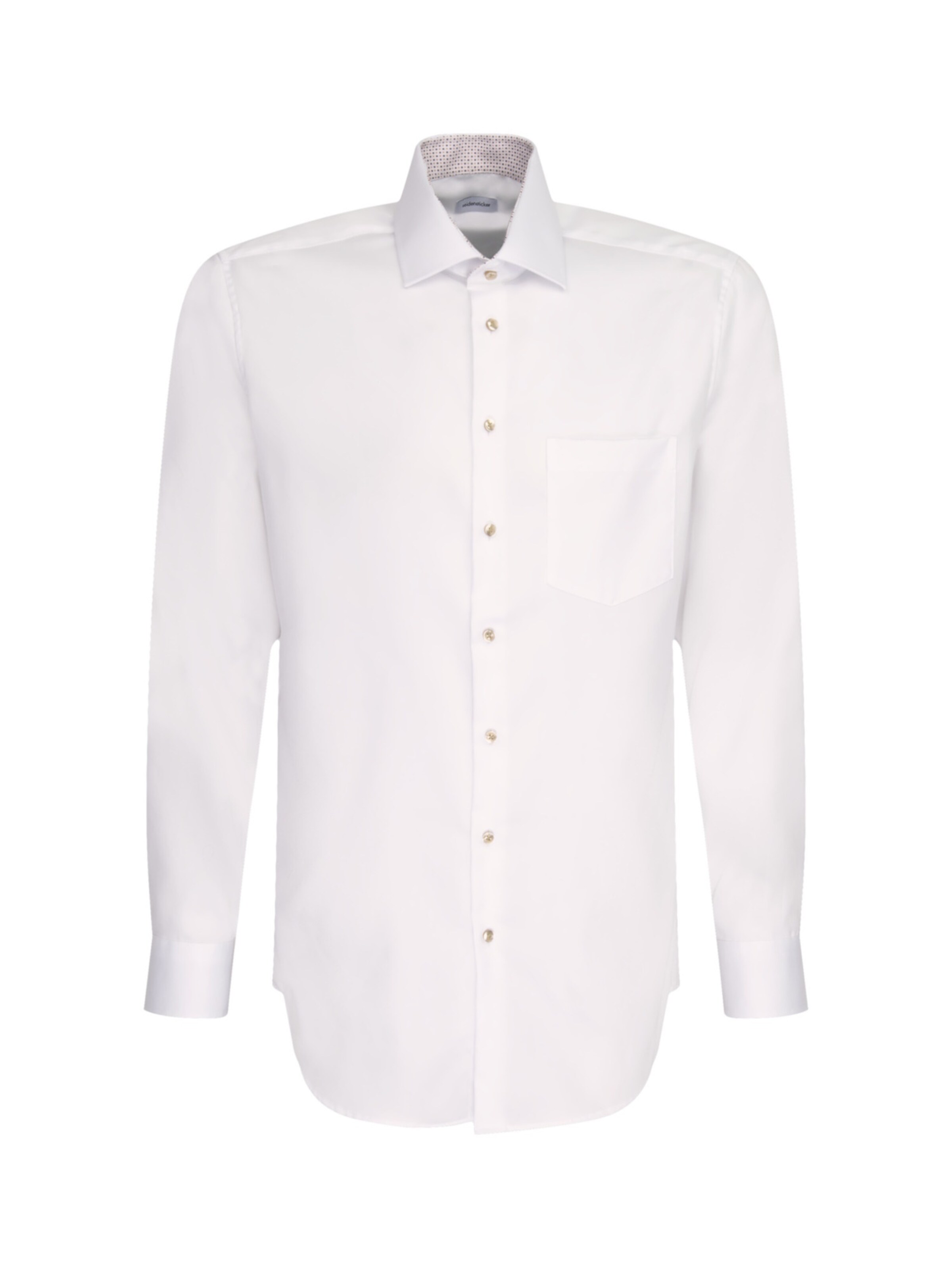 SEIDENSTICKER Regular Fit Skjorte i hvid: forside