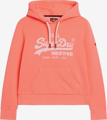 Superdry Bluzka sportowa w kolorze pomarańczowy: przód