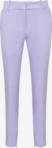HUGO Slim fit Pants 'Hedima' in Purple: front