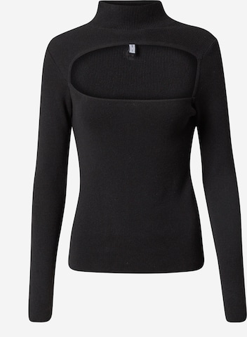 Pull-over NU-IN en noir : devant