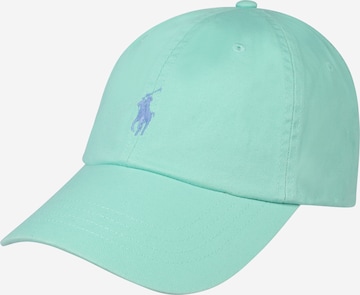 Casquette Polo Ralph Lauren en vert : devant