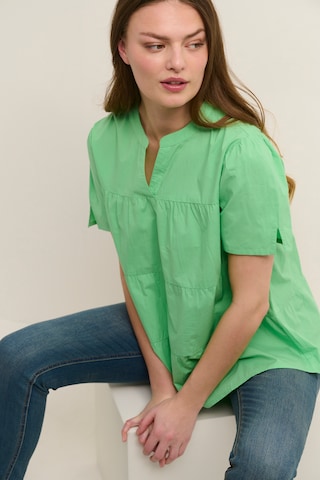 Cream Bluzka 'Malinka' w kolorze zielony