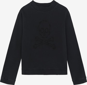 ScalpersSweater majica - crna boja: prednji dio