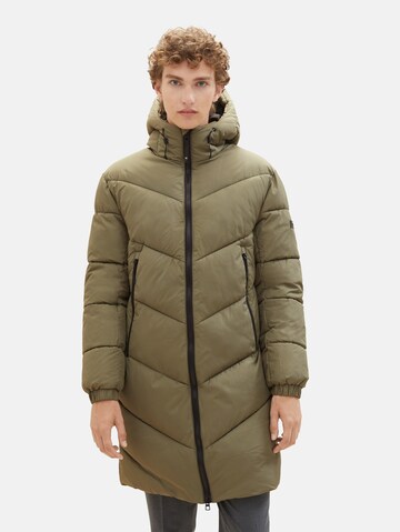 Parka d’hiver TOM TAILOR DENIM en vert : devant