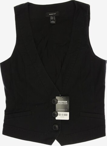 MANGO Vest in M in Black: front