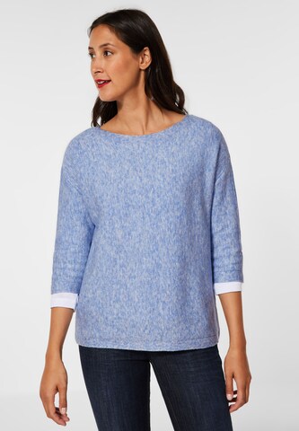 STREET ONE Sweater in Blue: front