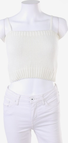 Cotton On Top & Shirt in XXS in White: front