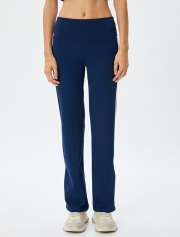 Koton Flared Leggings in Blue: front