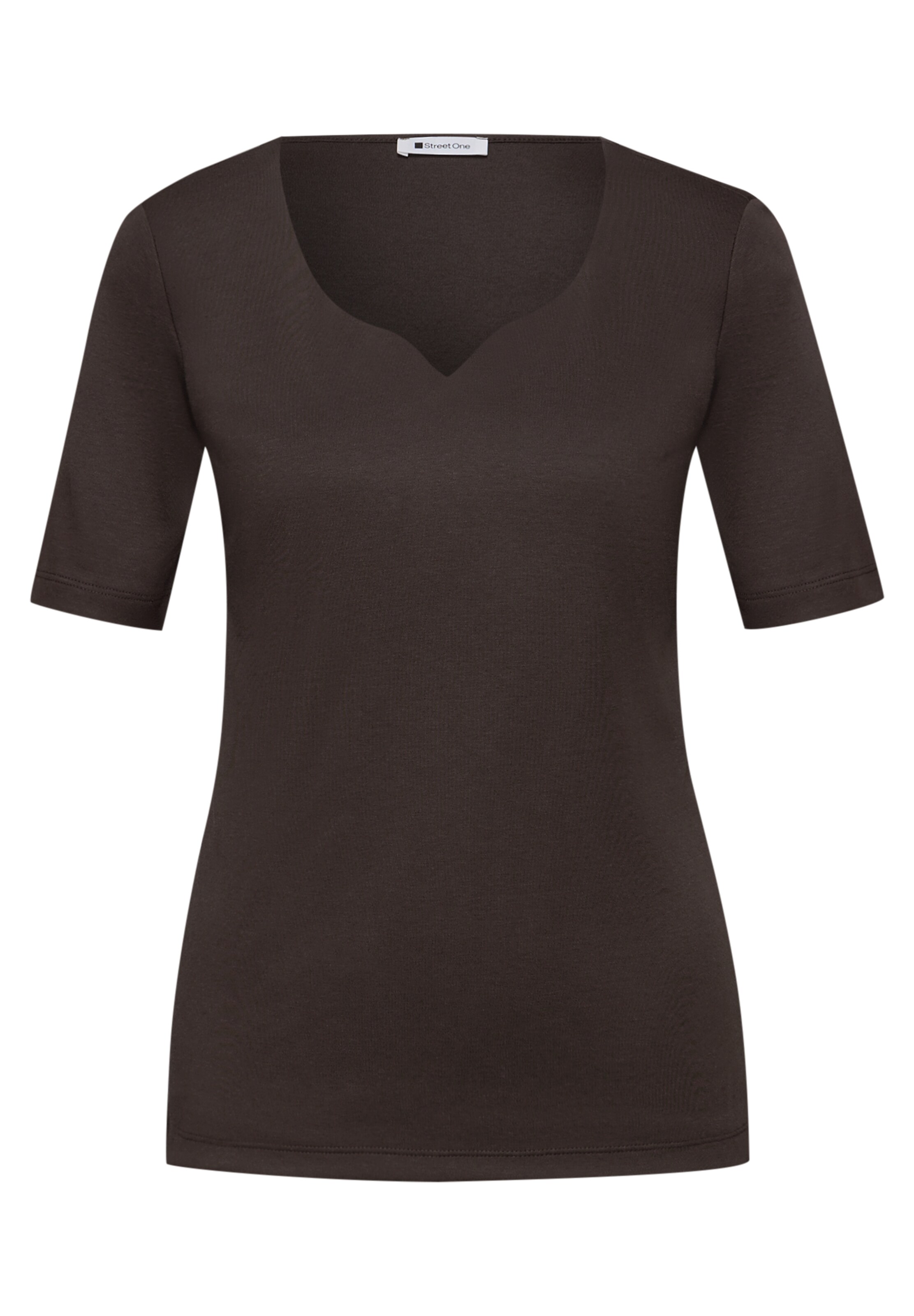 STREET ONE Shirt 'Ada' in Brown: front