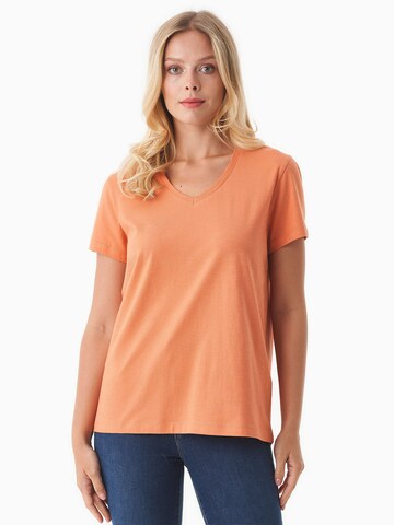 Organication T-Shirt in Orange: Vorderseite