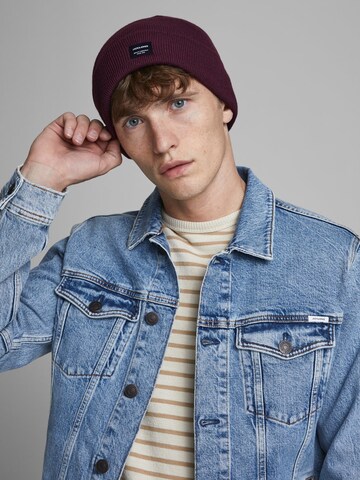 JACK & JONES Čepice 'DNA' – červená