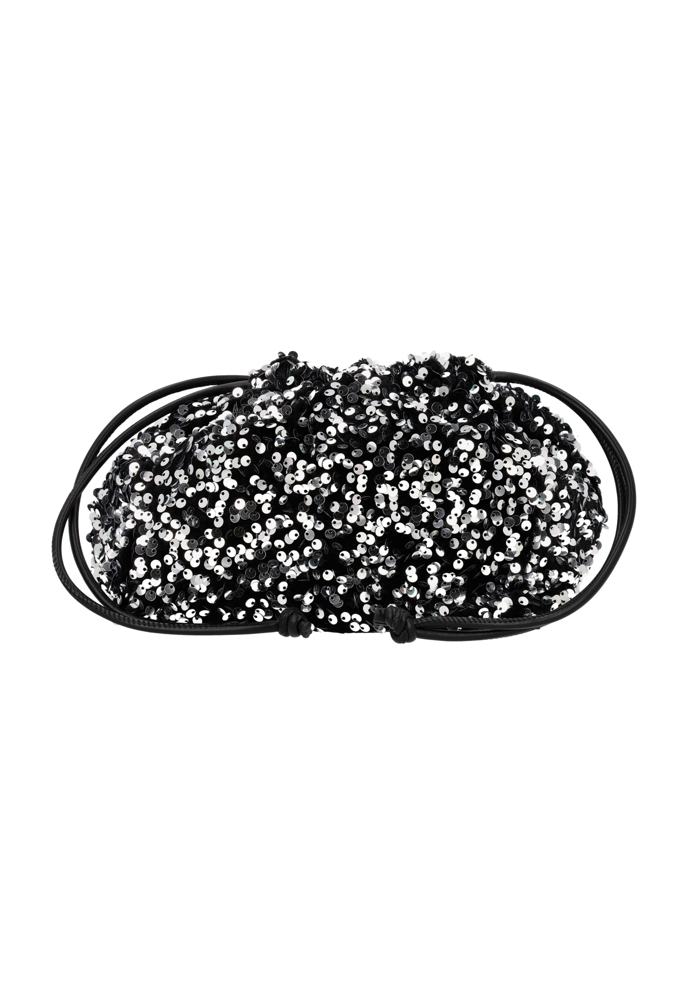 faina Чанта тип „торба“ в сребърно: отпред