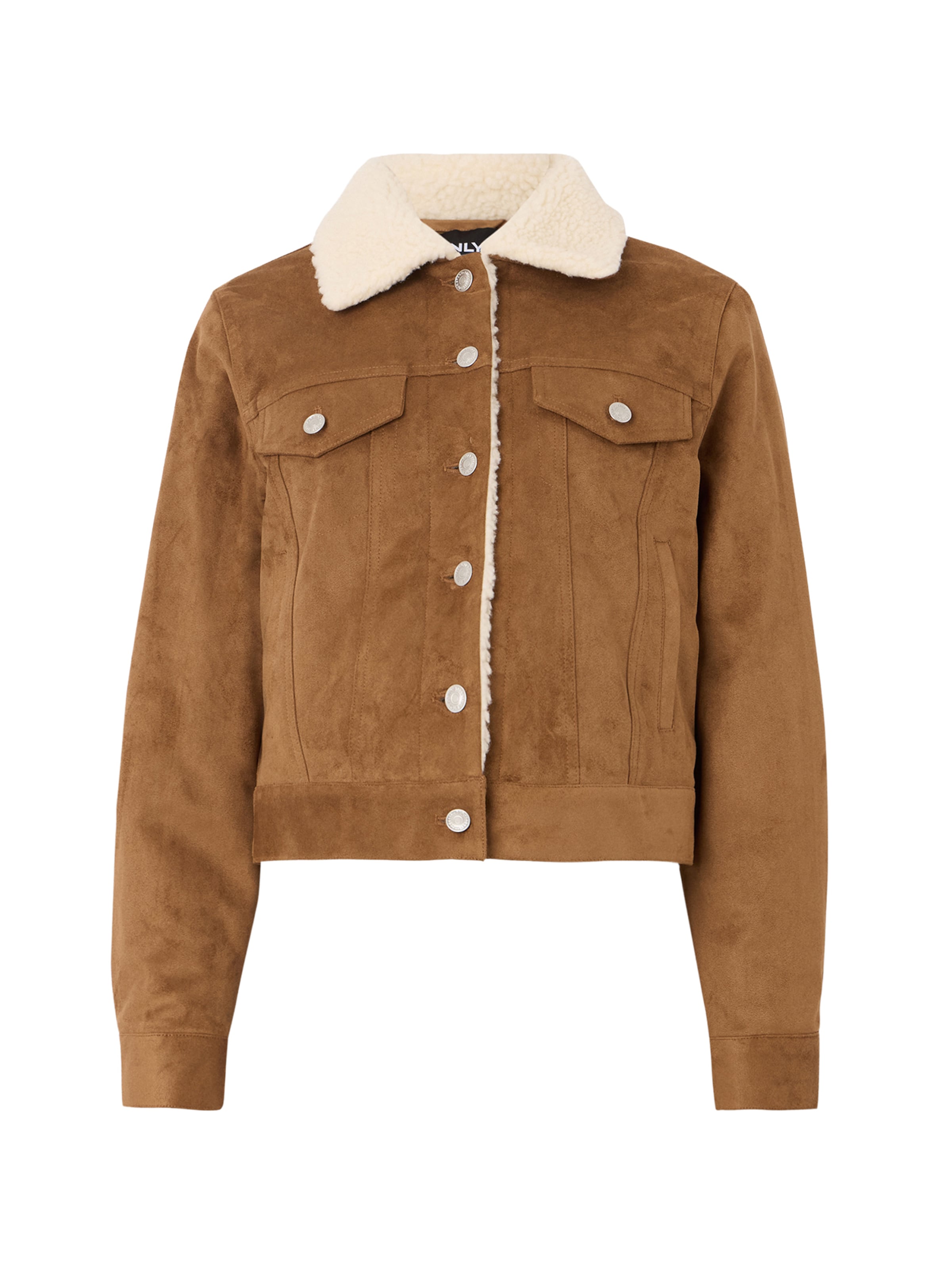 ONLY Přechodná bunda 'ONLTULIP' – hnědá: přední strana