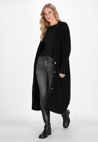 DreiMaster Vintage Knit cardigan 'Classic Look' in Black
