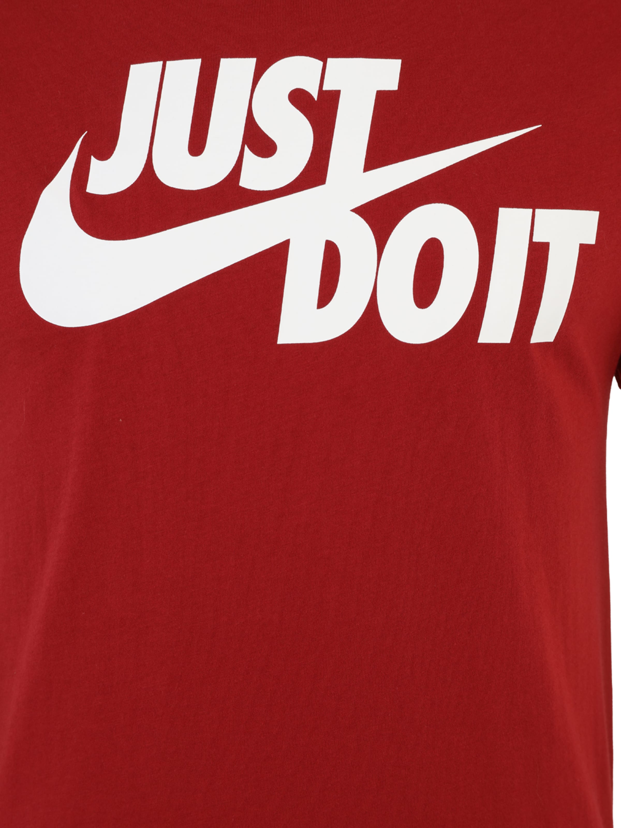 Nike Sportswear Regular fit Majica | rdeča barva