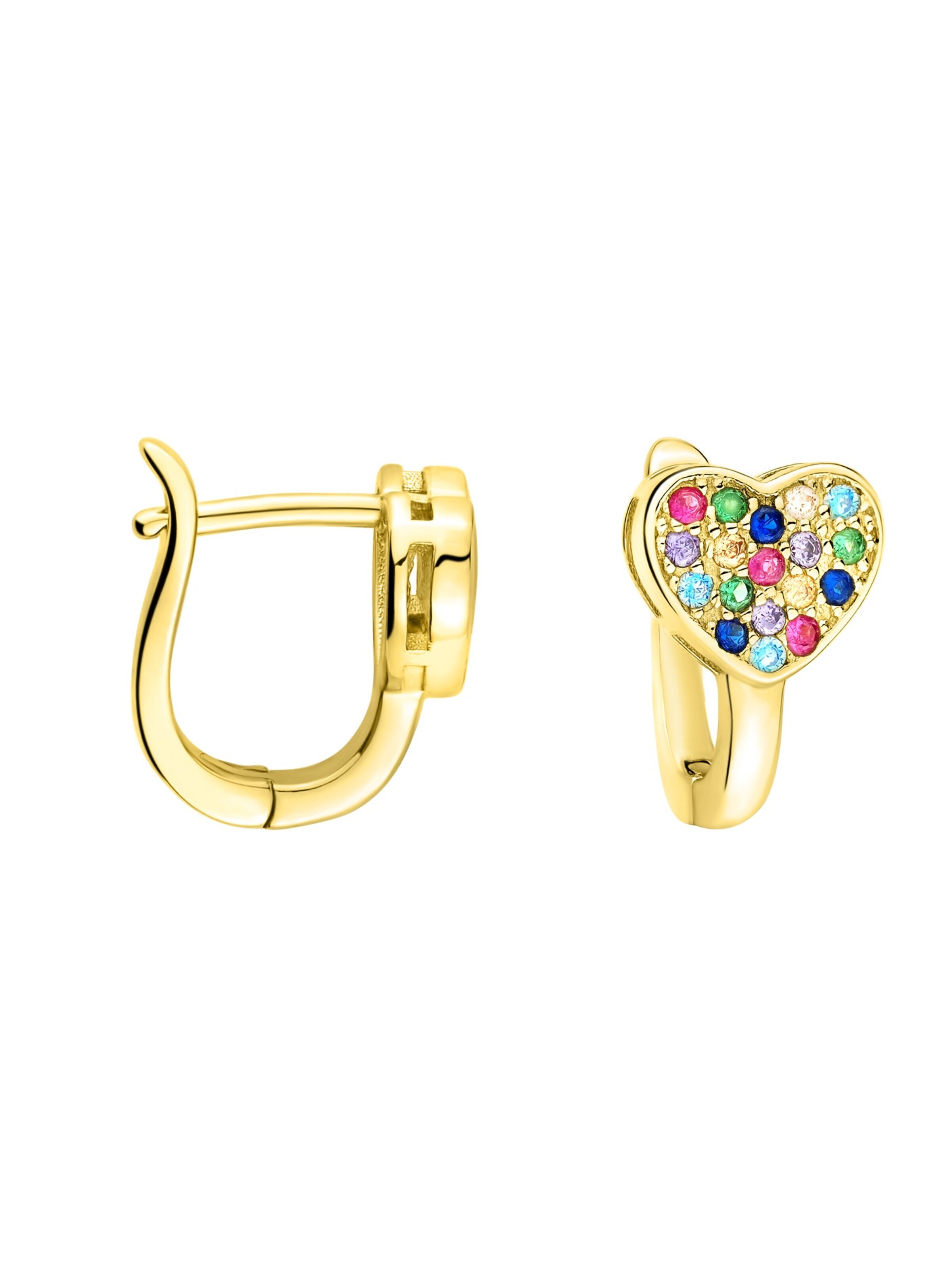 Sofia Milani Earrings 'Heart' in Gold: front