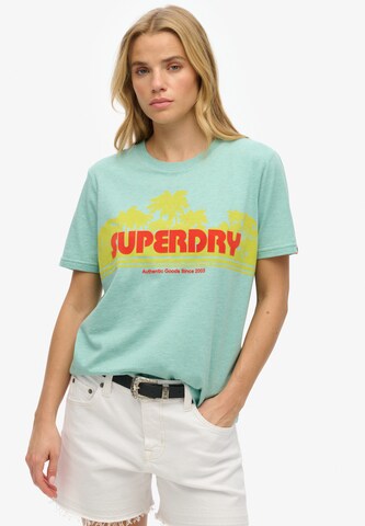Superdry Shirt in Groen: voorkant