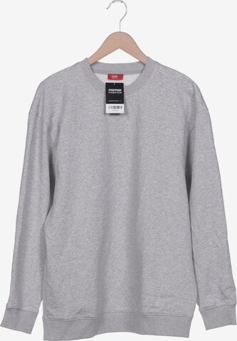 ESPRIT Sweatshirt & Zip-Up Hoodie in 4XL in Grey: front