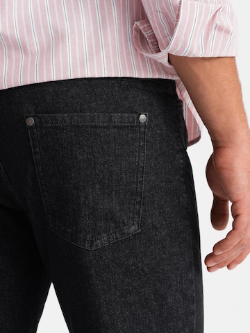 Ombre Regular Jeans in Zwart