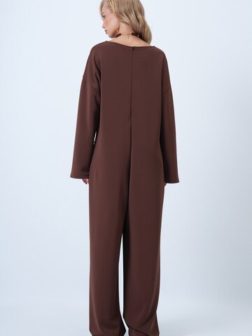 Combinaison Trend Alaçatı Stili en marron