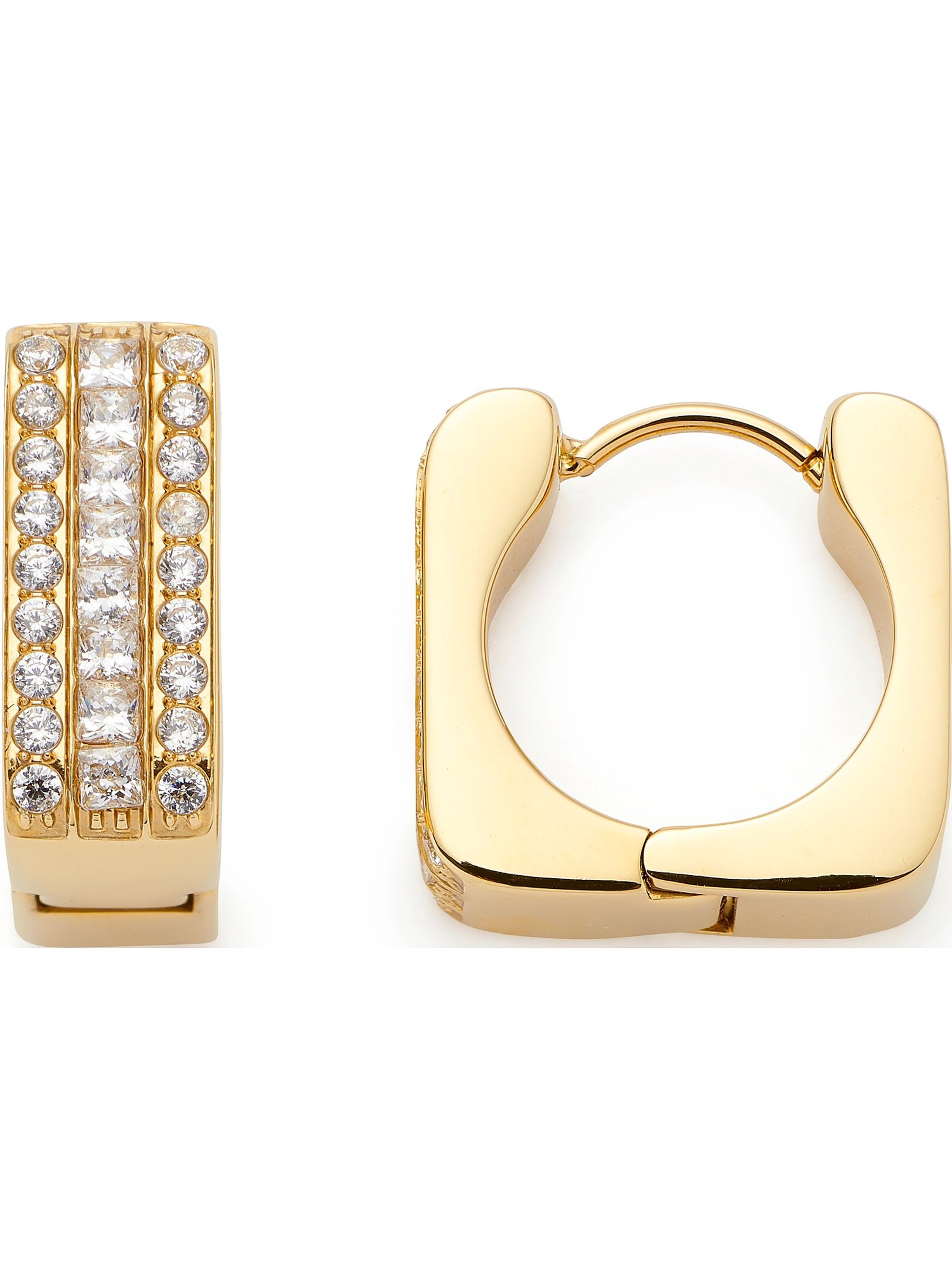 LEONARDO Ohrringe in Gold: Vorderseite