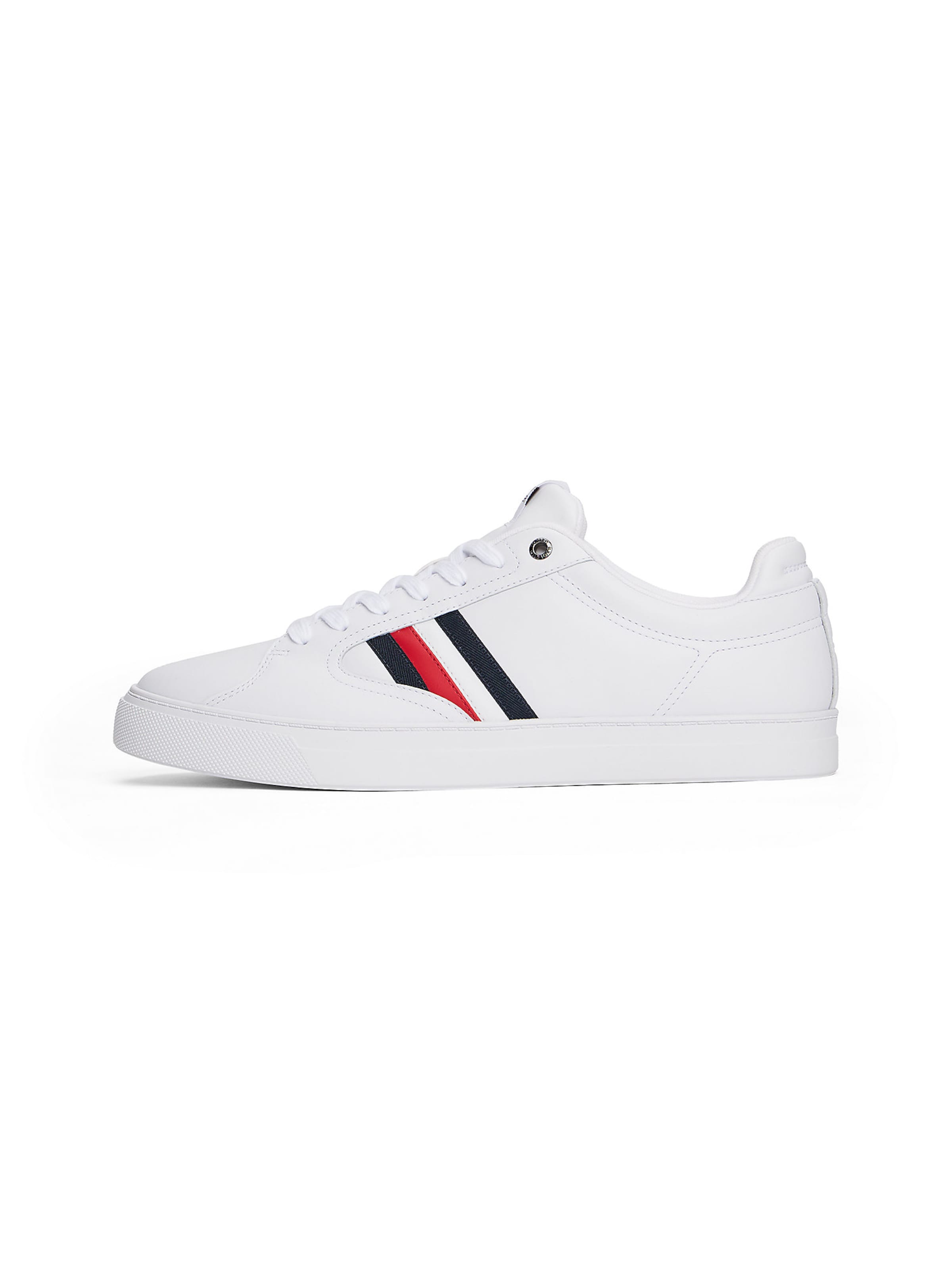 TOMMY HILFIGER Sneaker  'Icon Signature Tape Court' in Weiß: Vorderseite