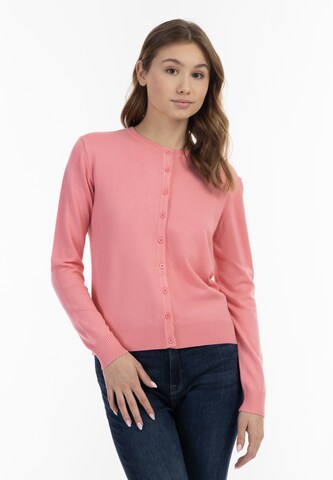 MYMO Knit Cardigan in Pink: front