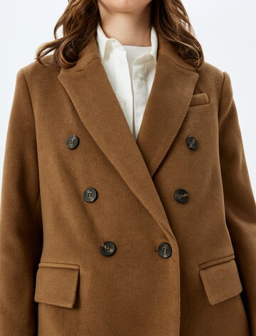 Koton Between-Seasons Coat in Brown