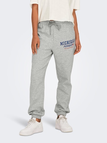 ONLY Loose fit Pants 'TERESA' in Grey: front
