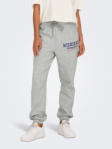 Loosefit Pantalon 'TERESA' ONLY en gris : devant