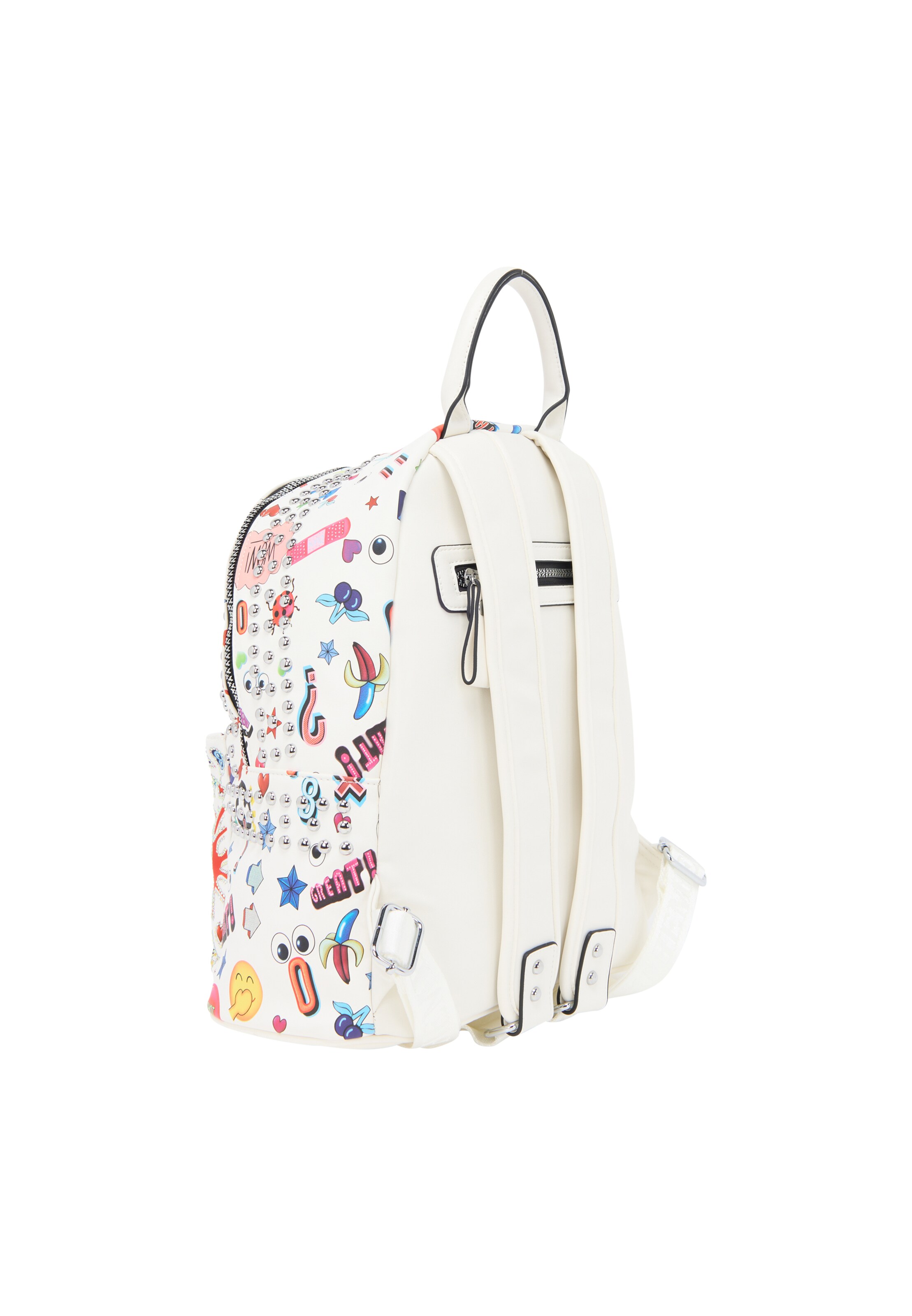 MYMO Рюкзак 'Pop Eyetheme' в Белый