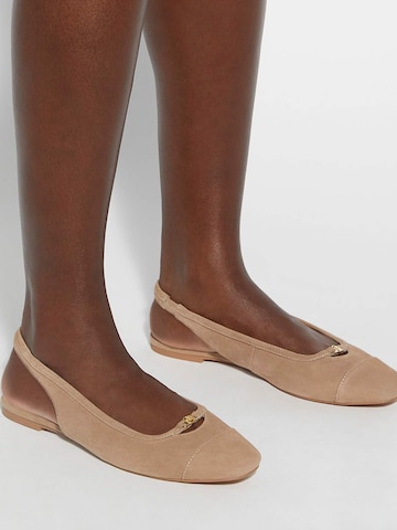 Ballerines à lanières Dune LONDON en marron