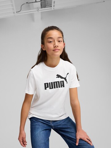 PUMA Футболка 'ESS No. 1' в Белый: спереди