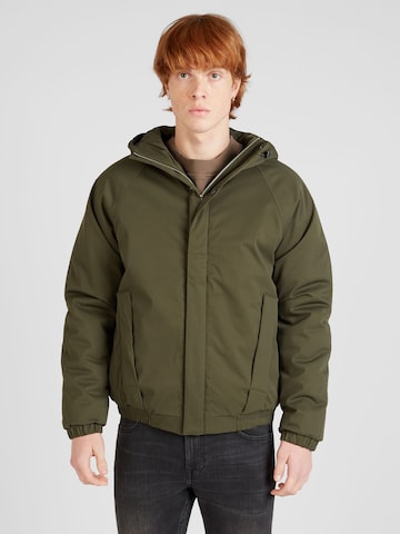 ABOUT YOU Winter Jacket 'Hamza' in Green: front