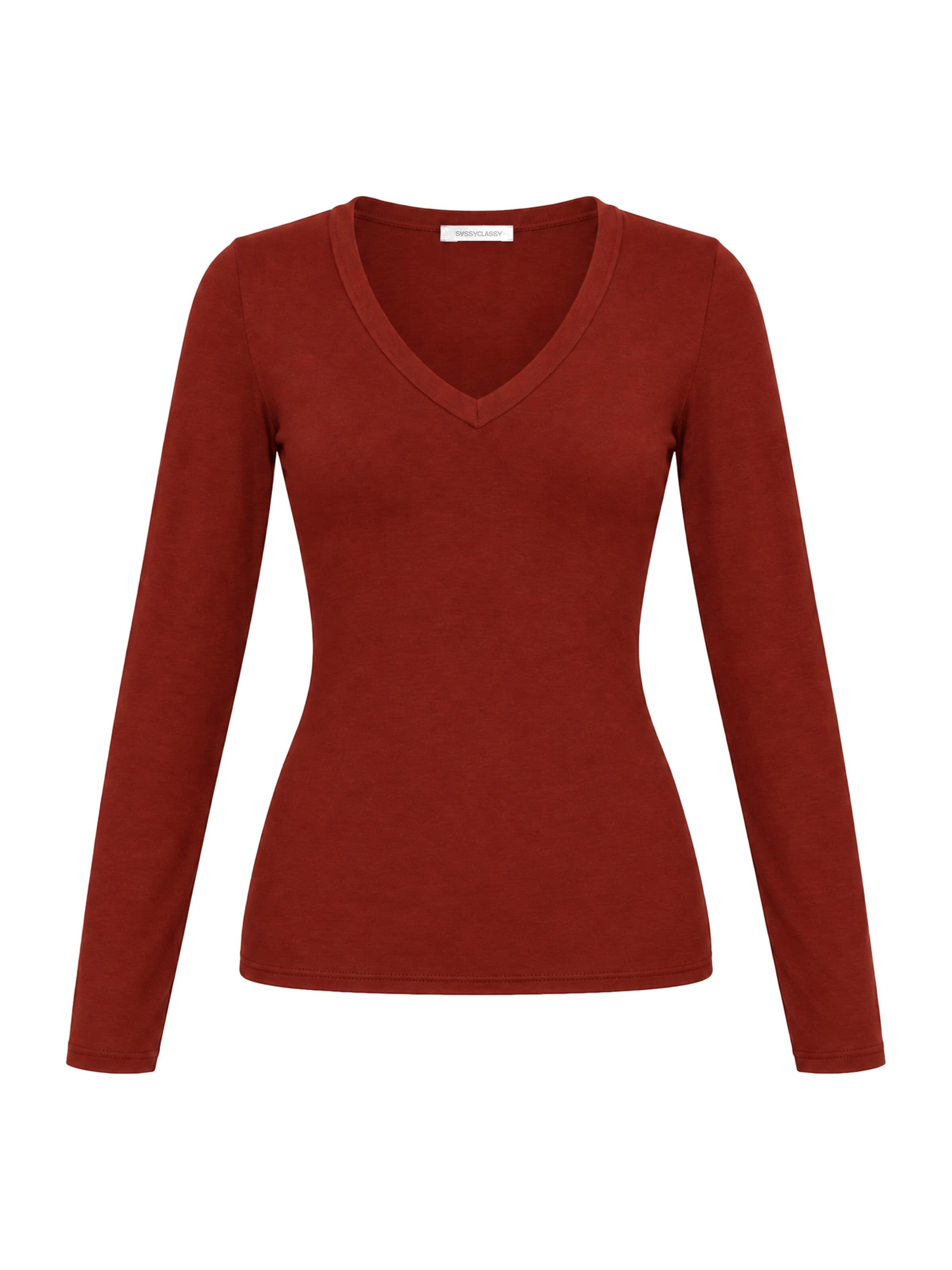 SASSYCLASSY - Camiseta en rojo: frente