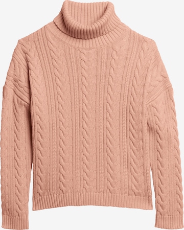 Superdry Sweater in Pink: front