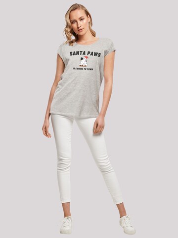 T-shirt 'Christmas' F4NT4STIC en gris