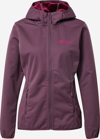 JACK WOLFSKIN Outdoor Jacket 'Windhein' in Purple: front