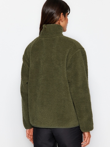 Veste en polaire Trendyol en vert