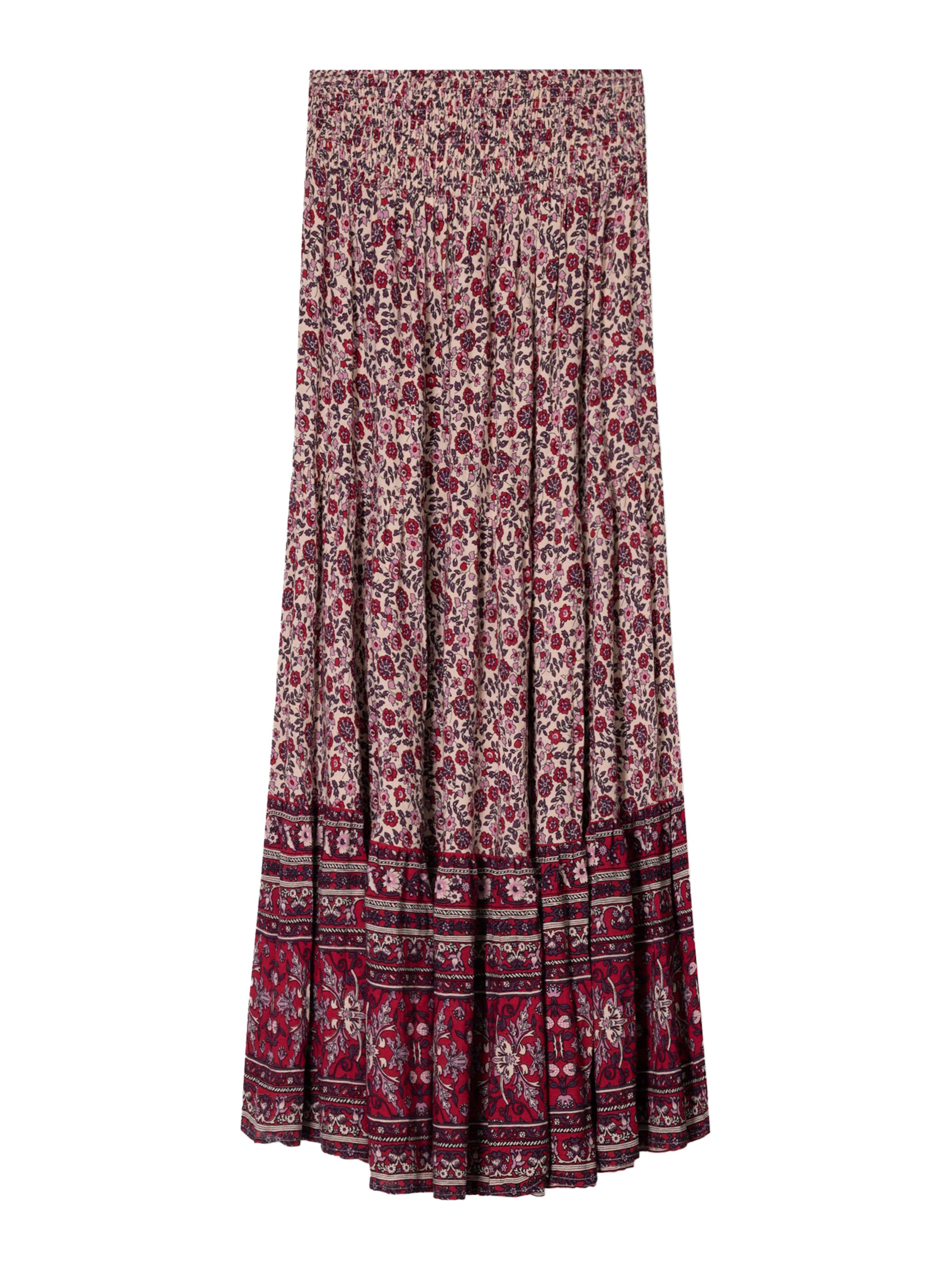 Bershka Rock in pink / pastellpink / dunkelrot, Produktansicht